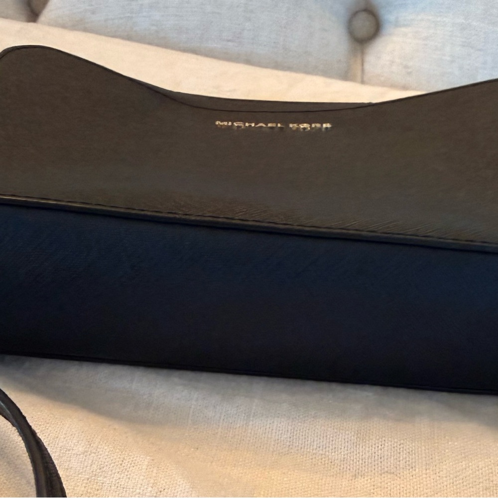 Michael Kors Black Crossbody Bag with Gold Accents - Picture 3 of 5